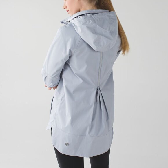 Lululemon Fo Drizzle Jacket- Silver Fox Rain Jacket - Picture 1 of 16